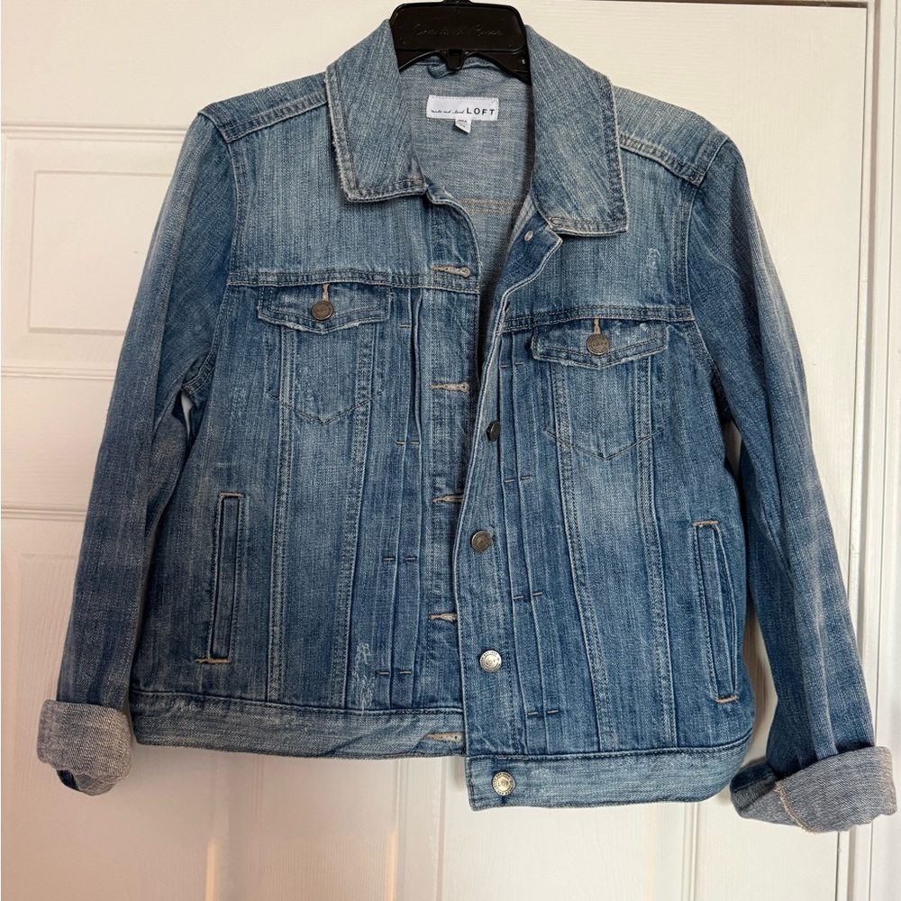 LOFT Medium Blue Jean Jacket